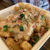 Loaded southwest tater tots  at Project Pollo - Anderson Lane in Austin