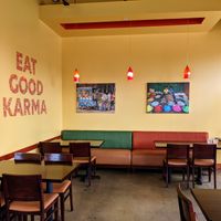 Pleasant interior dining.   at Tarka Indian Kitchen in Cedar Park