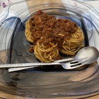 Tra sacro e profano (Tajerein al ragù di lenticchie)  at Enoteca Semi di Vino  in Ricaldone