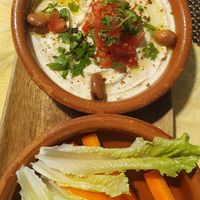 Hummus de garbanzo at YabaOf in Marbella