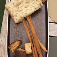 Bread and grissini  at Hostaria Alla Tavernetta in Udine