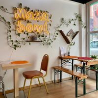 The local at Mama Bowl in Istanbul