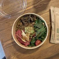 Hummus bowl  at Mama Bowl in Istanbul