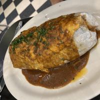 Burrito at Champs Diner in Brooklyn