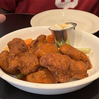 buffalo cauliflower  at Champs Diner in Brooklyn