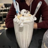 Cookie dough milkshake   at Champs Diner in Brooklyn