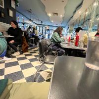 Interior  at Champs Diner in Brooklyn