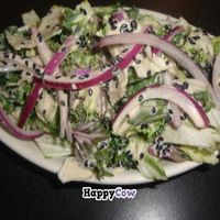 kale salad at Champs Diner in Brooklyn