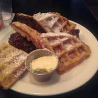Chick'n & Waffles at Champs Diner in Brooklyn