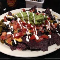 nachos at Champs Diner in Brooklyn