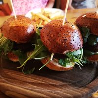 Vegan sliders at Submarine Burgers in Zadar