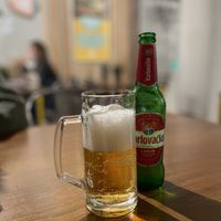 Croatian beer.  at Submarine Burgers in Zadar