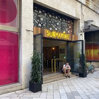 Outside Submarine  at Submarine Burgers in Zadar