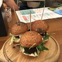 Vegan sliders   at Submarine Burgers in Zadar