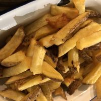 The fries were fresh  at Submarine Burgers in Zadar