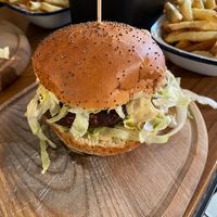 Classic vegan burger   at Submarine Burgers in Zadar