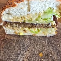 Vegan Original Burger at Submarine Burgers in Zadar