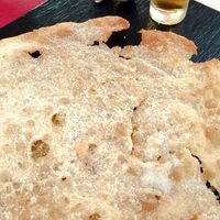 Orelleta de Poblet amb vi dolç i figues at Restaurante El Cortijo in Montblanc