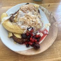 Toasted banana bread  at MIIKO in Poole