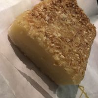 Vegan gluten free lemon bar   at The French Workshop in Bayside