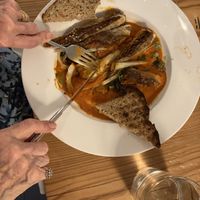 Italian Sausage with fennel, onion, kale, tomato sauce and toast  at The Green House in Wilmington