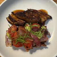 Lions mane mushroom and potatoes  at The Green House in Wilmington