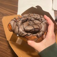 chocolate roll at Valkyrie Doughnuts in St Petersburg