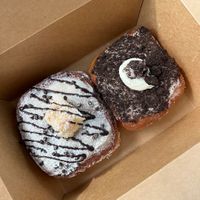 kennoli and cookies n scream at Valkyrie Doughnuts in St Petersburg