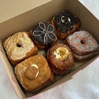 butterscotch, biscoff, caramel apple, florida cream, strawberry french toast, cookies n scream at Valkyrie Doughnuts in St Petersburg