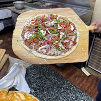 Pre oven 😀  at Toto's Pizzeria in Philadelphia