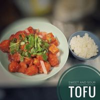 Sweet and sour tofu at Ba-Mi  in Mount Gambier