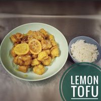 Lemon tofu at Ba-Mi  in Mount Gambier