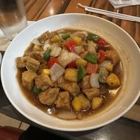 Stir fry mango and tofu   at Tida Thai Cuisine in Virginia Beach