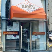 Storefront  at Nani's Gelato in Toronto