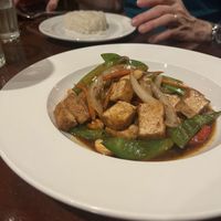 Cashew tofu stir fry   at At Siam in Orlando