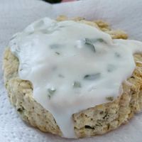 Lemon basil scone  at SkyTop Coffee in Manlius