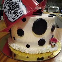 Marshall the fire pup cake.  at Fatcat Baking in Syracuse