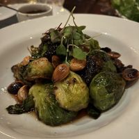 Brussel sprouts with marcona almonds  at Tartine Bistro in Rocky River