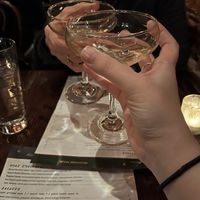 They gave us a complimentary toast for my birthday and accommodated me with a non-alcoholic beverage since I don’t drink!   at Tartine Bistro in Rocky River