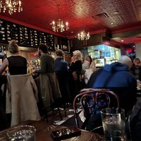 Bar, restaurant is on the smaller sidee  at Tartine Bistro in Rocky River