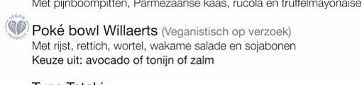 Ook als vegan optie mogelijk  at Willaerts  in Papendrecht