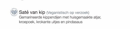 Vraag er vooral ook de vegan mayo bij. Erg lekker  at Willaerts  in Papendrecht