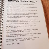 Speisekarte at Schall & Rauch in Munich