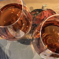 Local rosé wine  at il Bosco delle Galline Volanti in Barolo