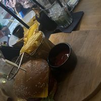 Vegan burger  at La Famiglia in Zadar