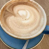 Decaf cappuccino with oat milk   at The Barn at Rothiemurchus  in Aviemore