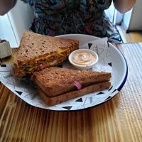 Vegan fiesta toast at toastable. in Amsterdam