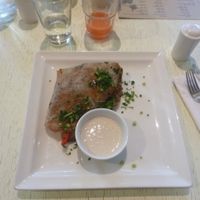 Crepe with lots of vegetables inside at Botanique in Vilnius