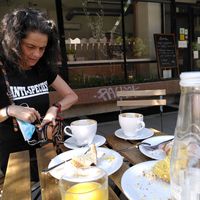 Ya nos vamos at Massolit Books & Café in Krakow