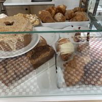 vegan pastries   at Massolit Books & Café in Krakow